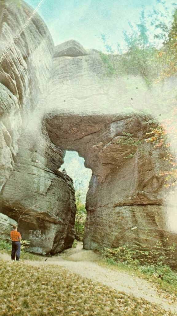 Bridgehunter Three Sisters Natural Rock Bridge