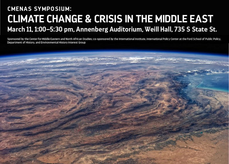  Expired CMENAS Symposium Climate Change And Crisis In The Middle 