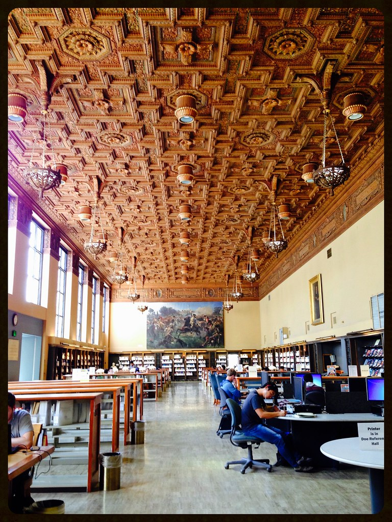 Heyns Reading Room Doe Library UC Berkeley E Leutze s Flickr