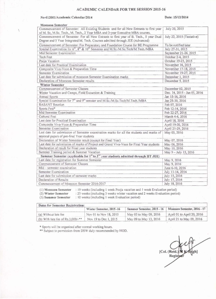 ISM Dhanbad Holiday List 2022 2023 EduVark