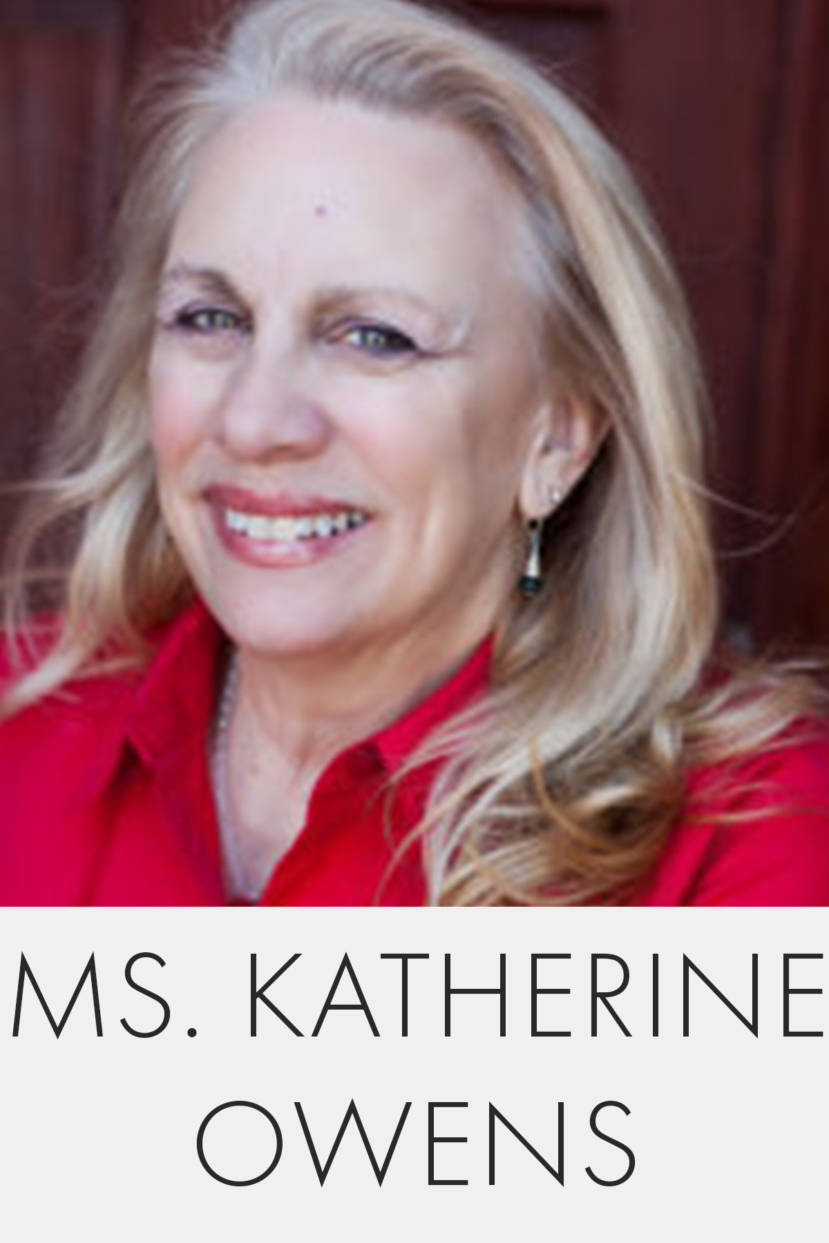 MS KATHERINE OWENS The Dallas Institute Of Humanities And Culture