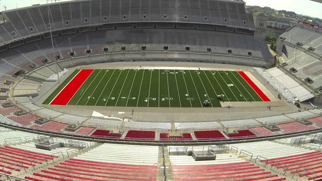 Ohio Stadium Turf Installation Time Lapse YouTube