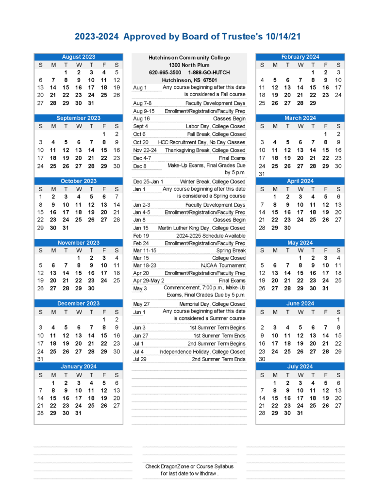 Fairmont State University Academic Calendar 2025 2026