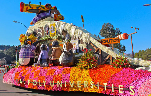 Rose Float Puts Cal Poly In Spotlight CSUN Today