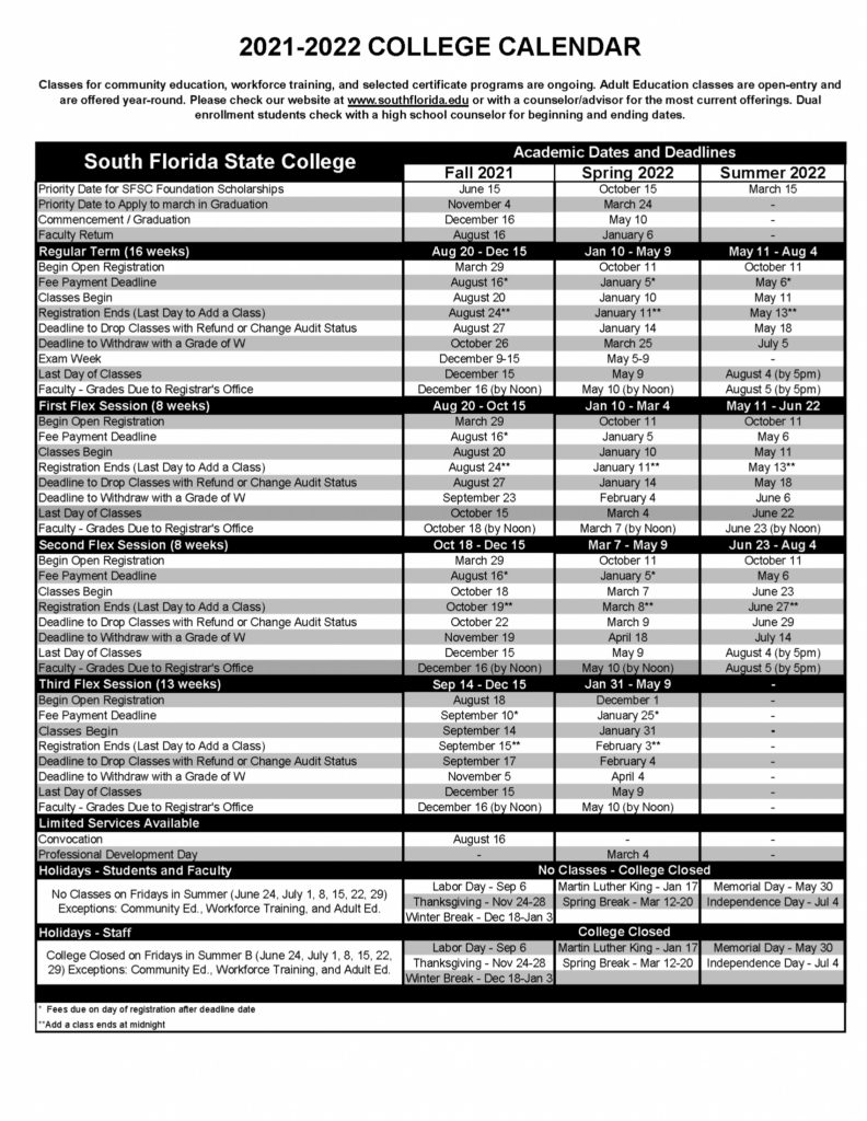 Academic Calendar 2023 University Of Florida