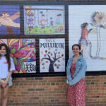 Studio Art Students Paint Millikin Mural