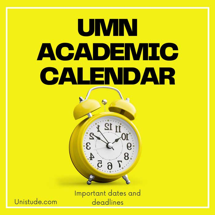 UMN Academic Calendar 2022 2023 Important Dates Unistude