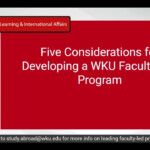 WKU Faculty Led Programs Western Kentucky University