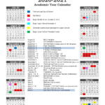 19 20 Providence Academy Academic Calendar 2020 2021 Providence Academy