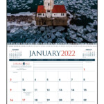 2022 Chicago Calendar 11 X 19 Imprinted Spiral Bound Drop Ad