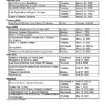 Academic Calendars Registrar Monmouth University Academic