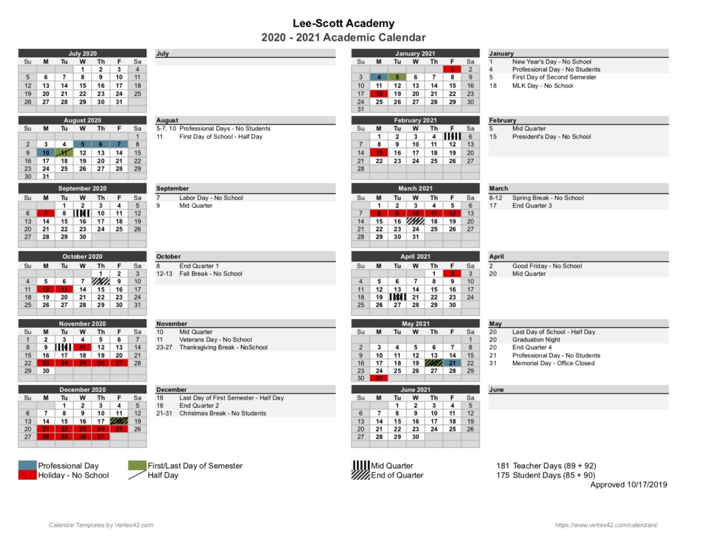 2025-26 Uw Academic Calendar