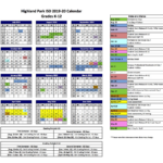 Cusd Calendar 2020 2021 Template Business Format