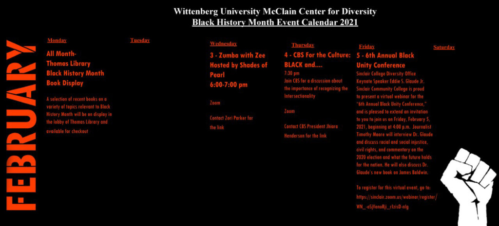 Diversity Equity Inclusion Activities Programs Wittenberg 