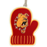 Ferris State University Mitten Ornament With Logo