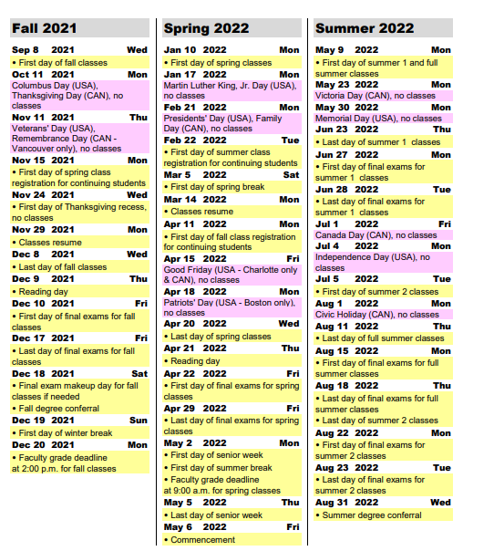 Northeastern 2022 2023 Academic Calendar 2023 Calender