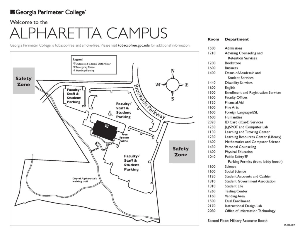 Pin By GA State s Perimeter College On Campus Maps Campus Map 