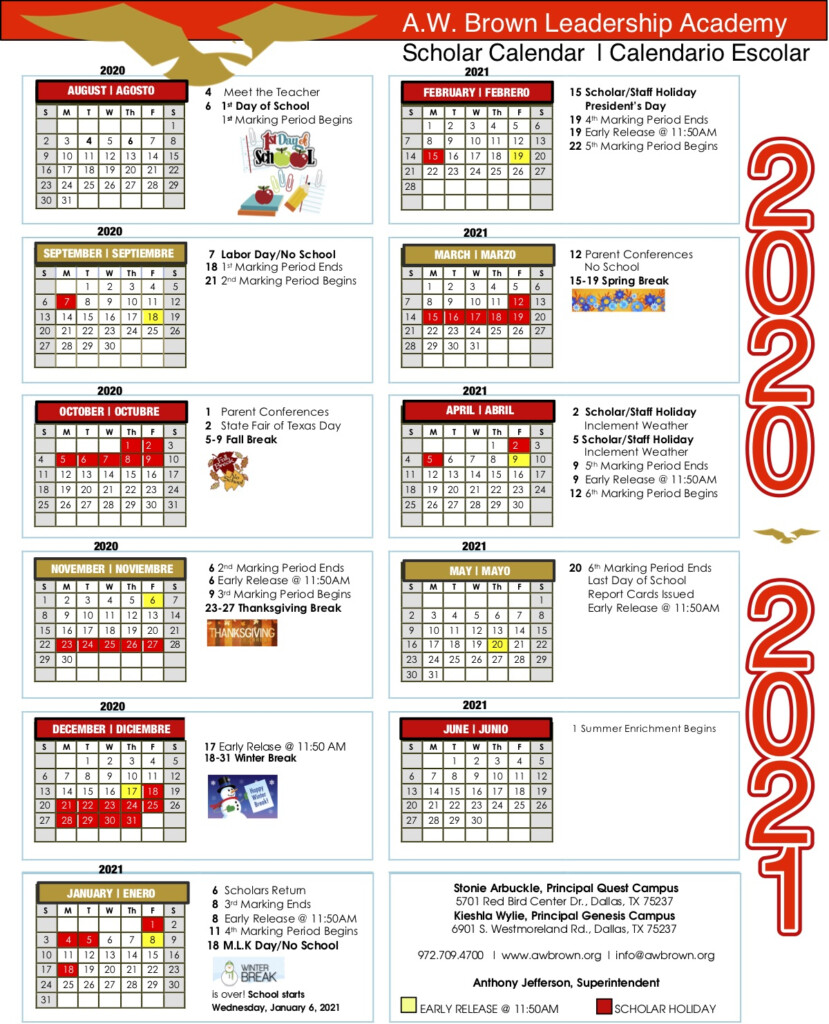 2023 2024 Academic Calendar Printable School Calendar