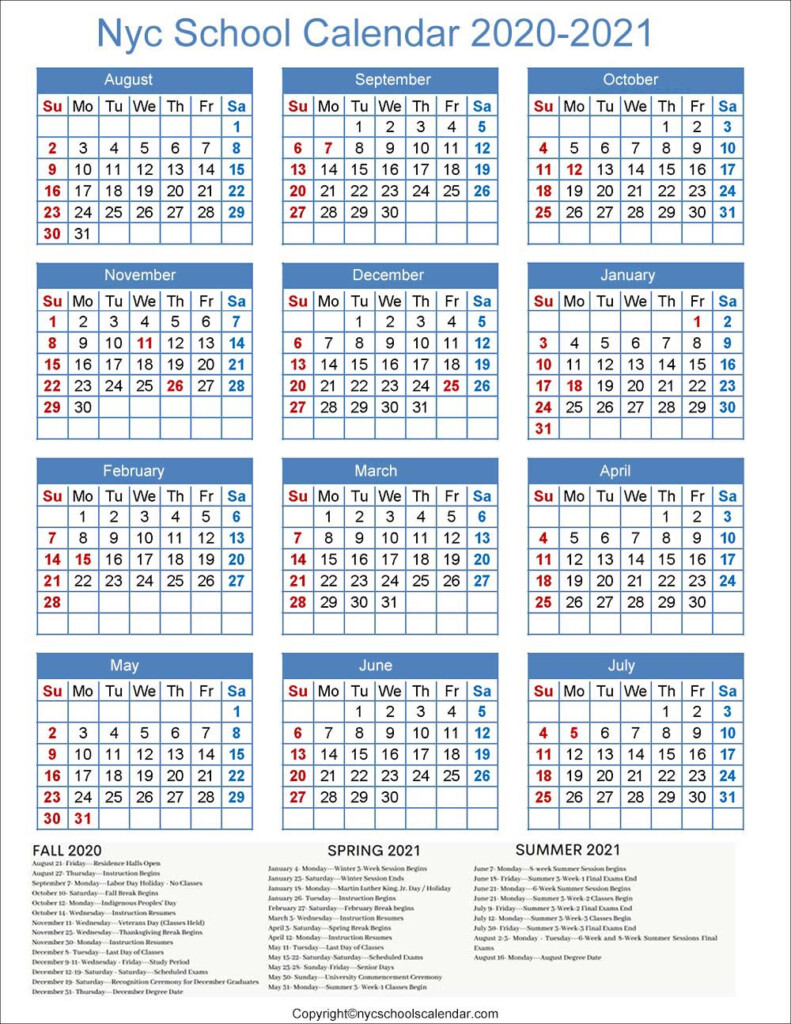 Potsdam University Academic Calendar