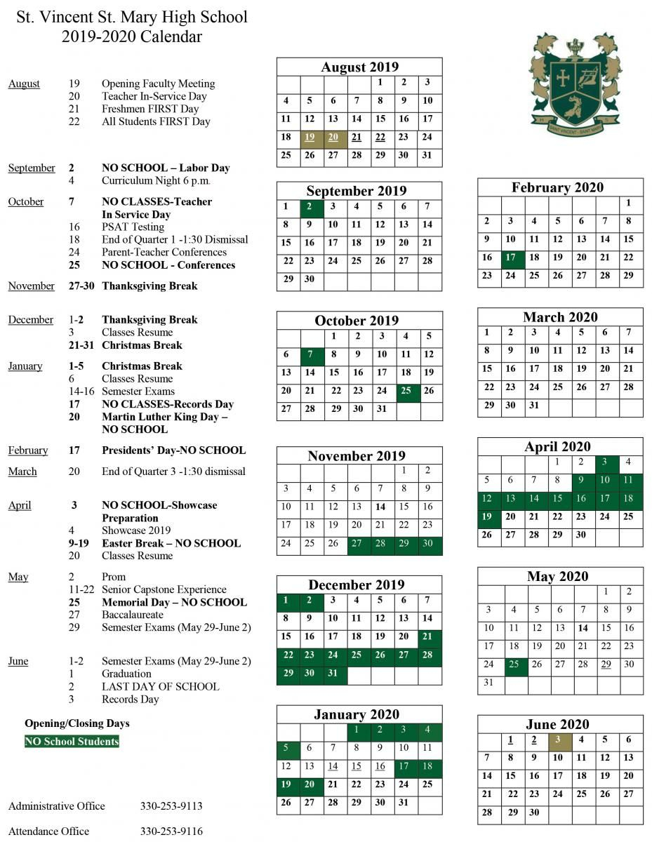 University Of Akron Spring 2020 Calendar University Of Akron
