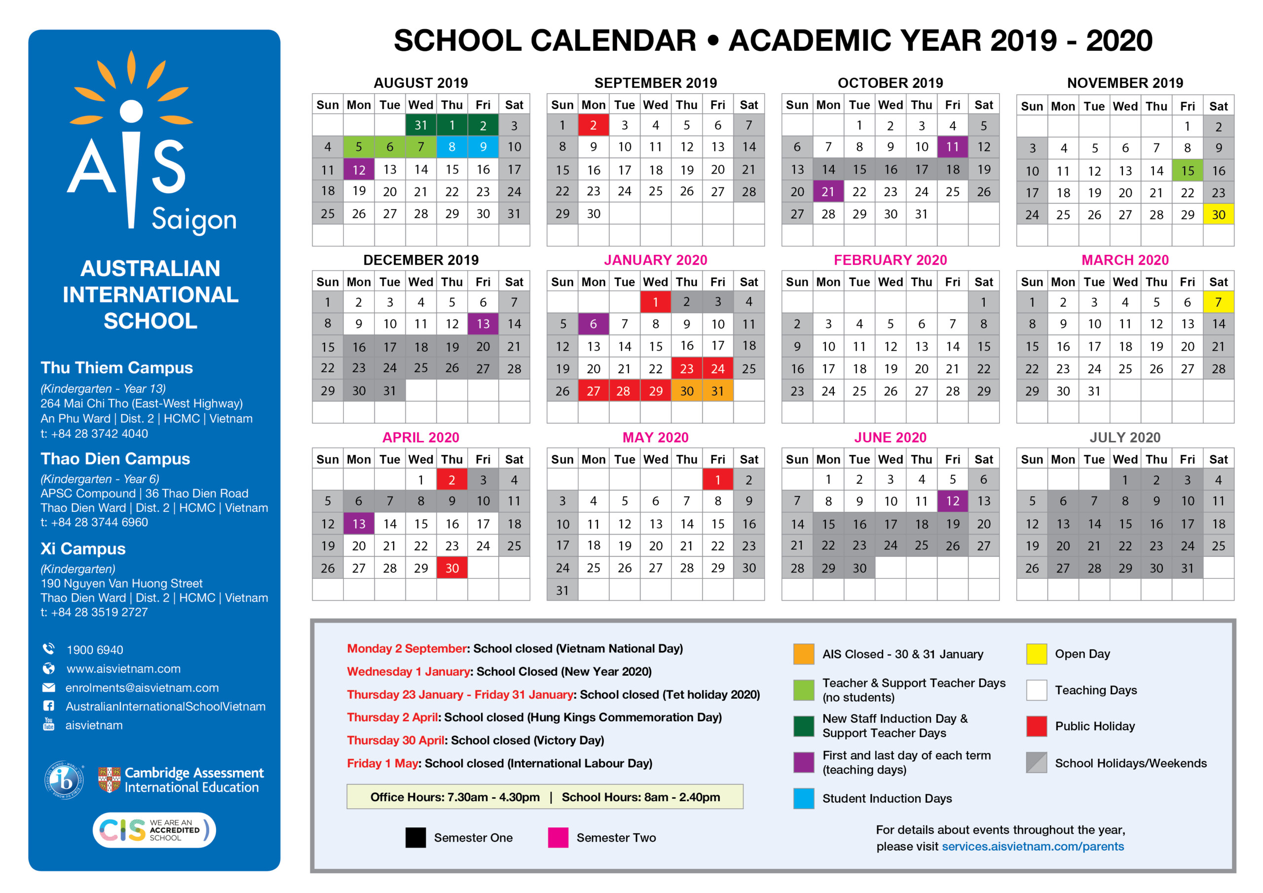 University Toledo Academic Calendar Printable Calendar 2020 2021 