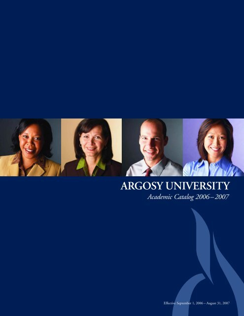 Academic Catalog 2006 2007 Argosy University