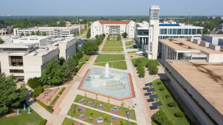 Aerial Campus News Missouri State University