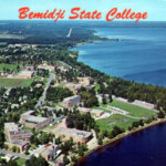 Aerial View Bemidji State College Bemidji Minnesota Early 1960 s