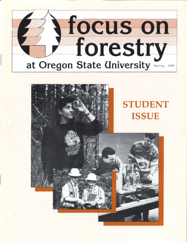 At Oregon State University STUDENT ISSUE Spring