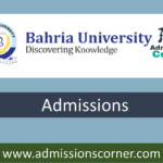 Bahria University Islamabad Admissions Spring 2023