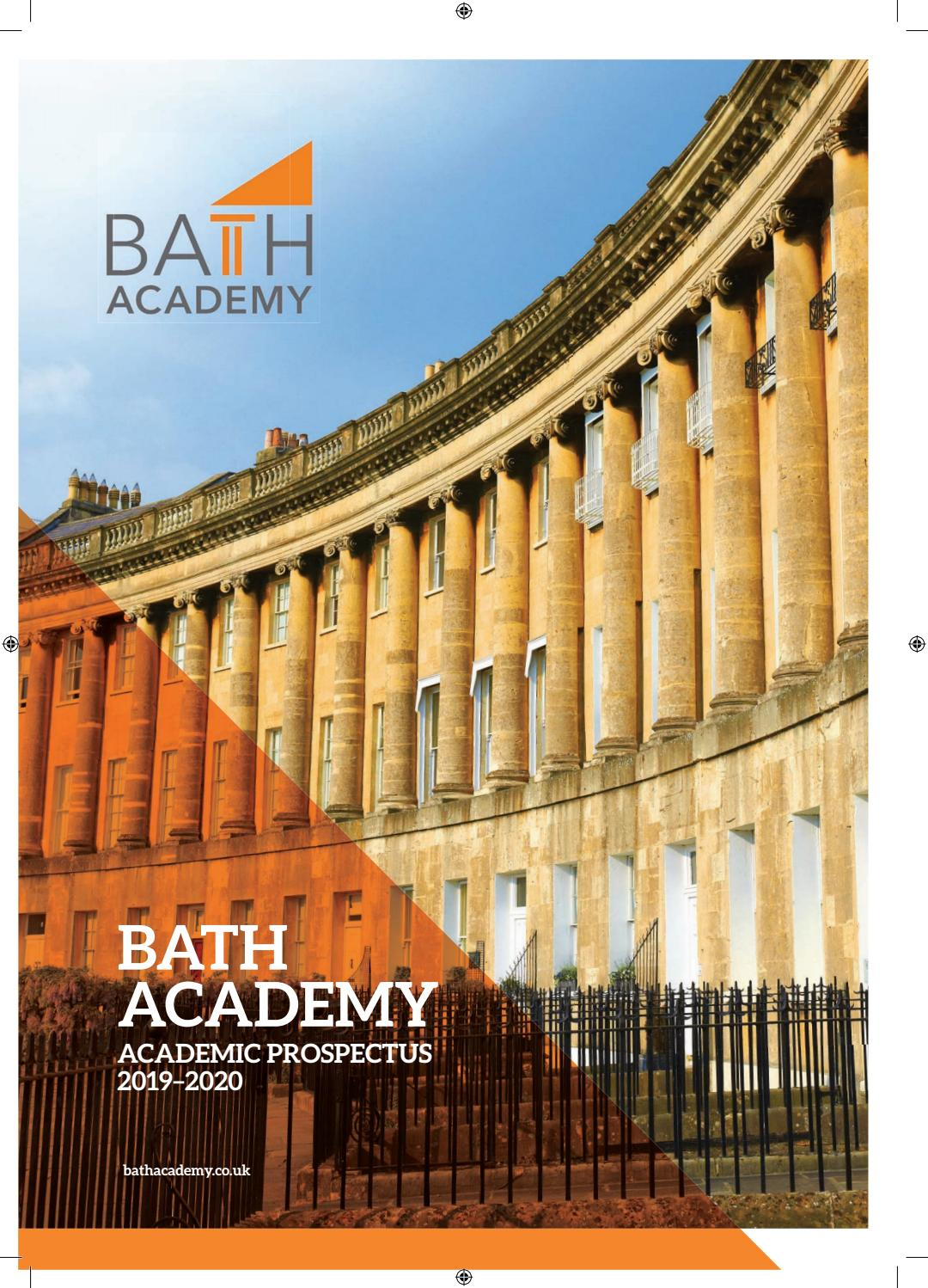 Bath Academy Academic Prospectus 2019 2020 By Chris Knight Issuu