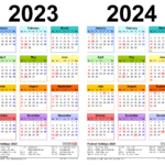 Best 2023 Calendar Year Photos Calendar With Holidays Printable 2023