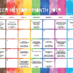 Calendar Of Events Queer History Month 2019 Subcommittee On Queer