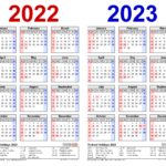 Calendrier 2022 Et 2023 En Pdf Calendrier Mensuel 2022 Aria Art