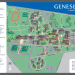 Campus Map Suny Geneseo Throughout Illinois State University School