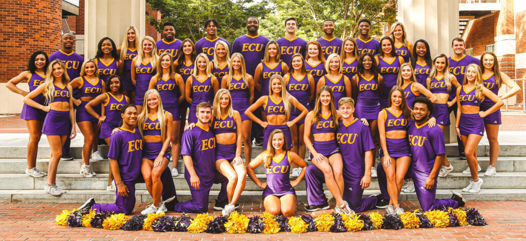 Cheerleading East Carolina University Athletics Throughout East 