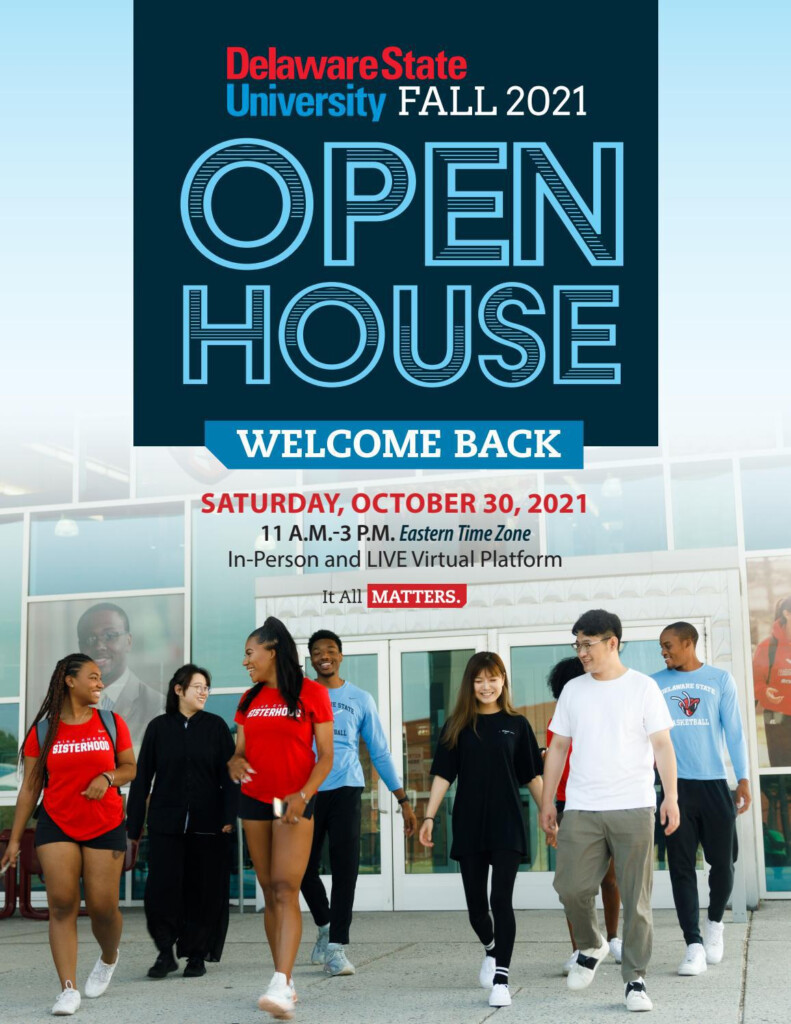 Delaware State University Fall 2021 Open House Program By Delstateuniv 