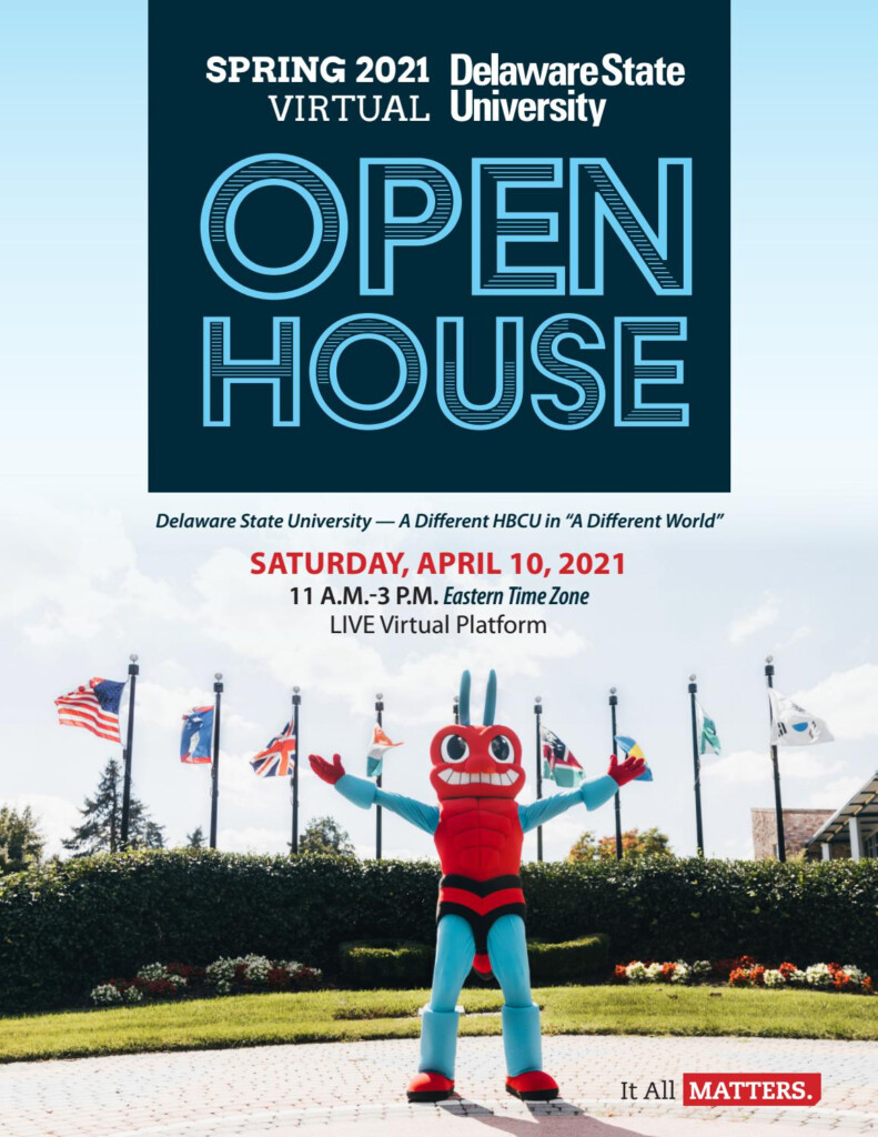 Delaware State University Spring 2021 Virtual Open House Program By 