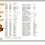 Free Download Oklahoma State University Calendar Printable Calendar