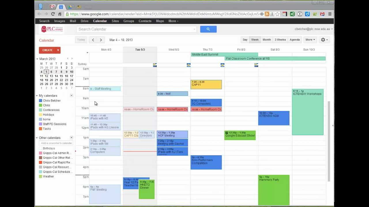 Guidelines On How To Share Google Calendar Parhlo