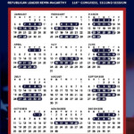 House Legislative Calendar Customize And Print