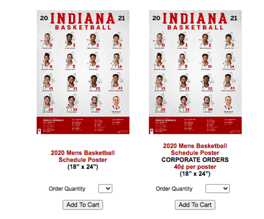 Iu Basketball Calendar Poster 2022 2023 August Calendar 2022