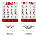 Iu Basketball Calendar Poster 2022 2023 August Calendar 2022