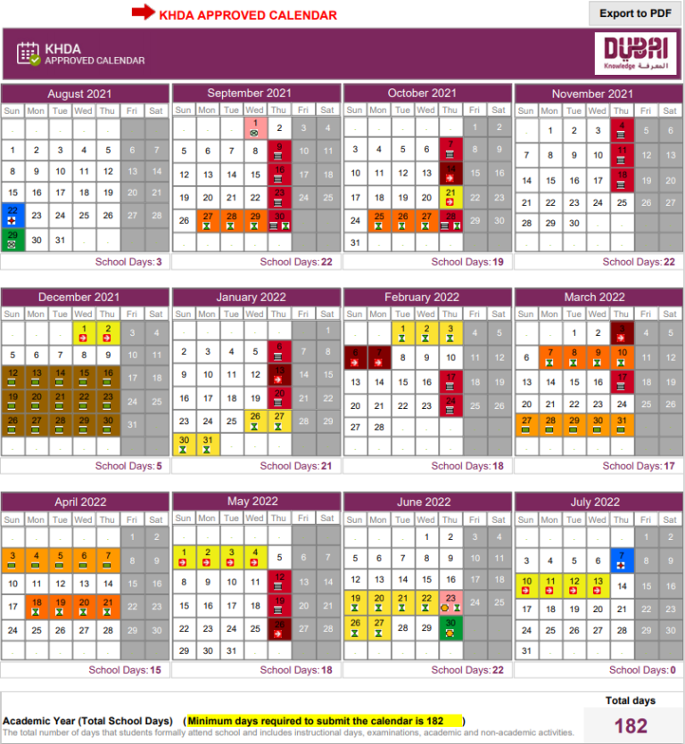 Ius Academic Calendar Customize And Print