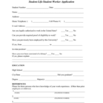 JACKSONVILLE STATE UNIVERSITY Student Life Student Worker Application