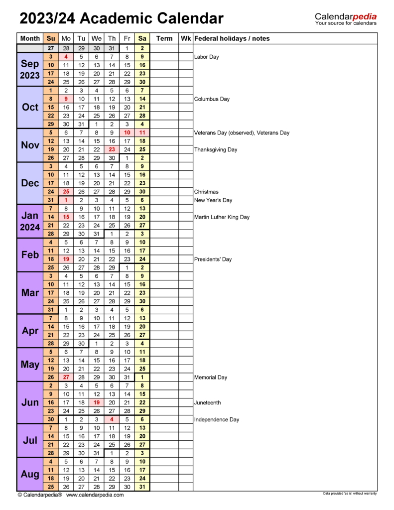 January Calendar 2023