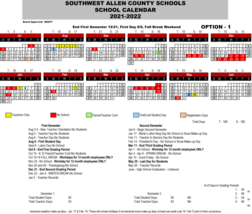 Lincoln High School Calendar 2022 2022 Schoolcalendars