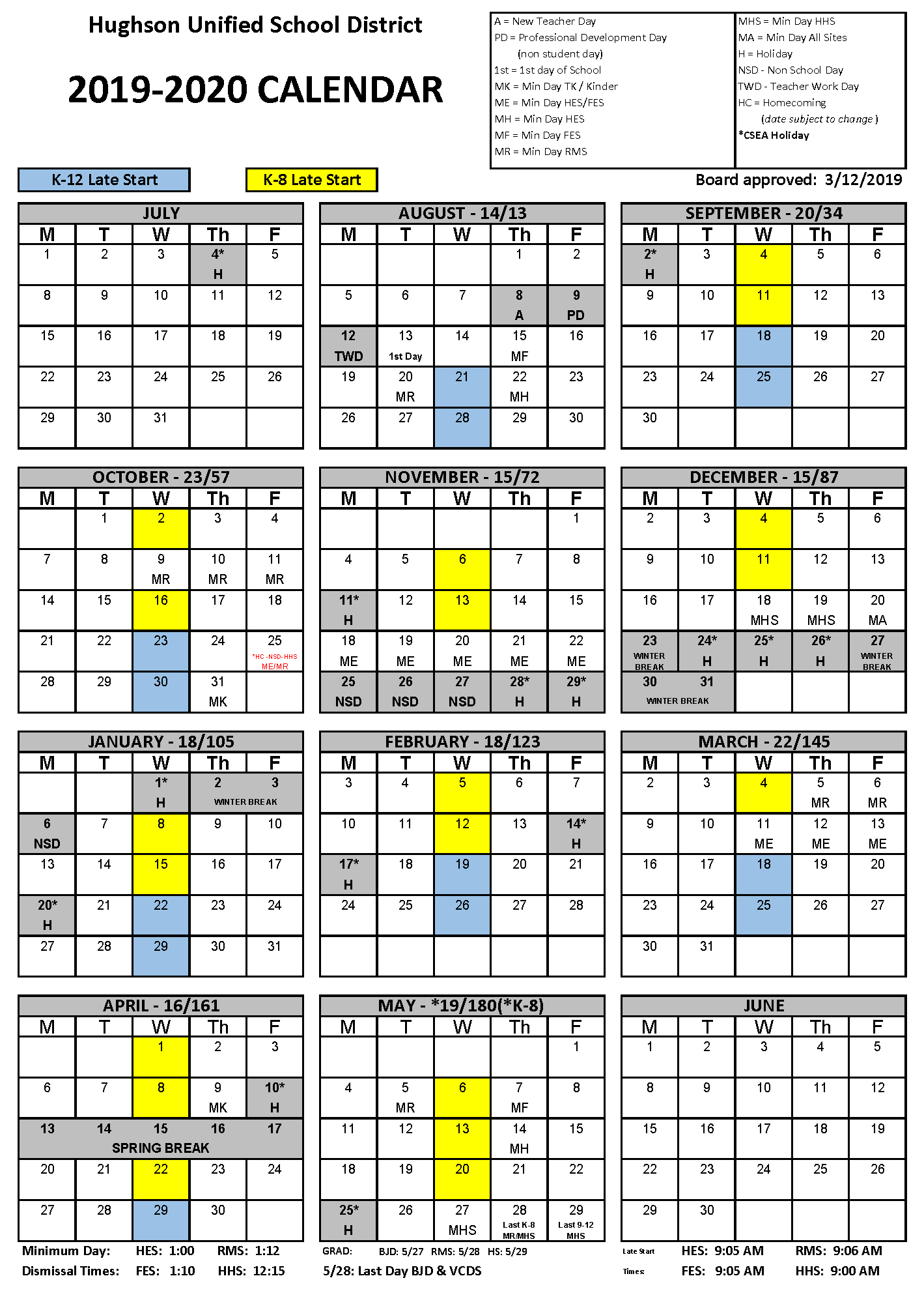 Lodi Unified School District Calendar Academic Calendar School