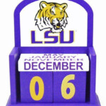 Louisiana State University Perpetual Calendar Louisiana State