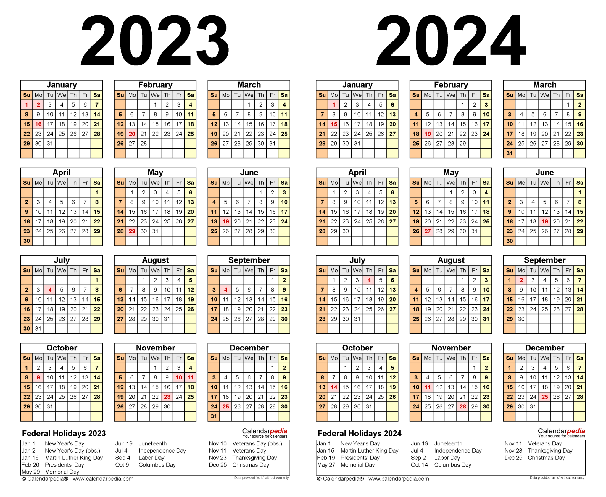 Arcadia University 2023 Academic Calender